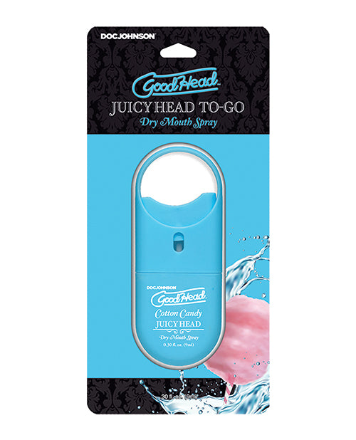 Goodhead Juicy Head Dry Mouth Spray To Go - .30 Oz Cotton Candy
