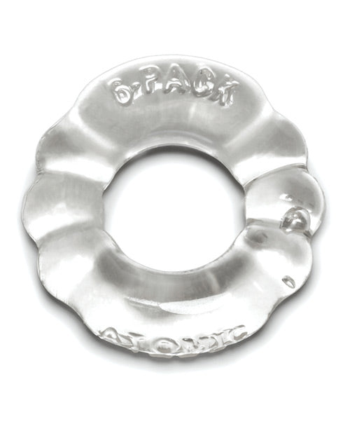 Oxballs Atomic Jock 6-pack Cockring - Clear