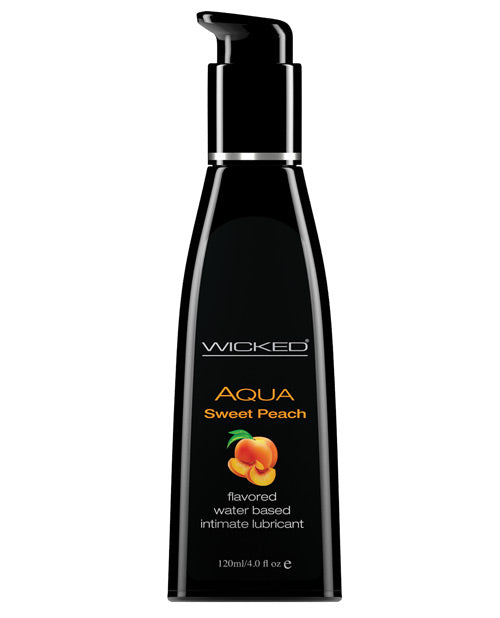 Wicked Sensual Care Waterbased Lubricant - 4 Oz Sweet Peach
