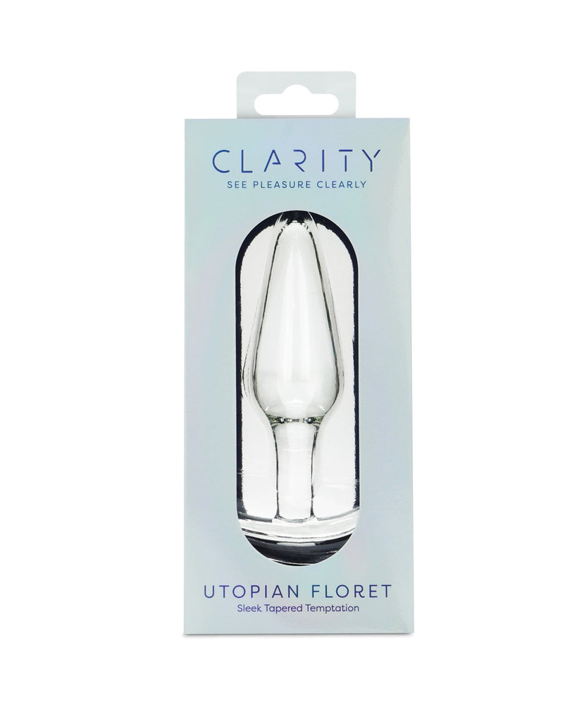 Clarity Glass Dildo - Utopian Floret