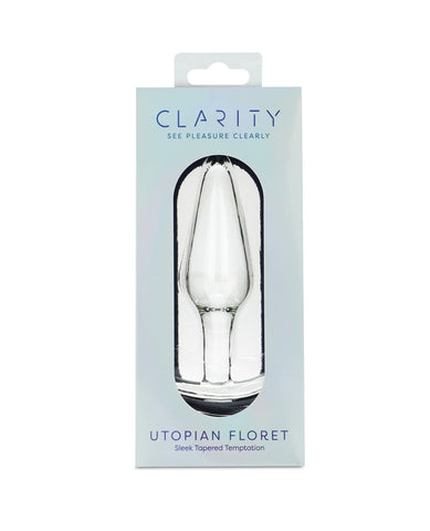 Clarity Glass Dildo - Utopian Floret