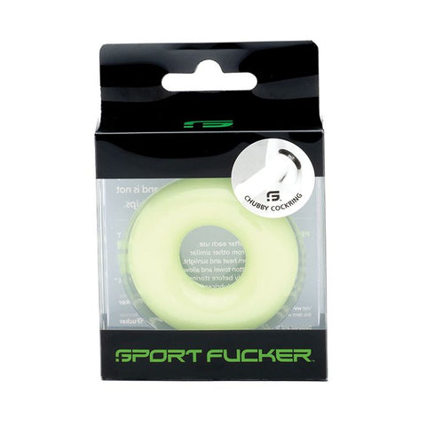 NO ETA Sport Fucker Chubby Cockring - Glow