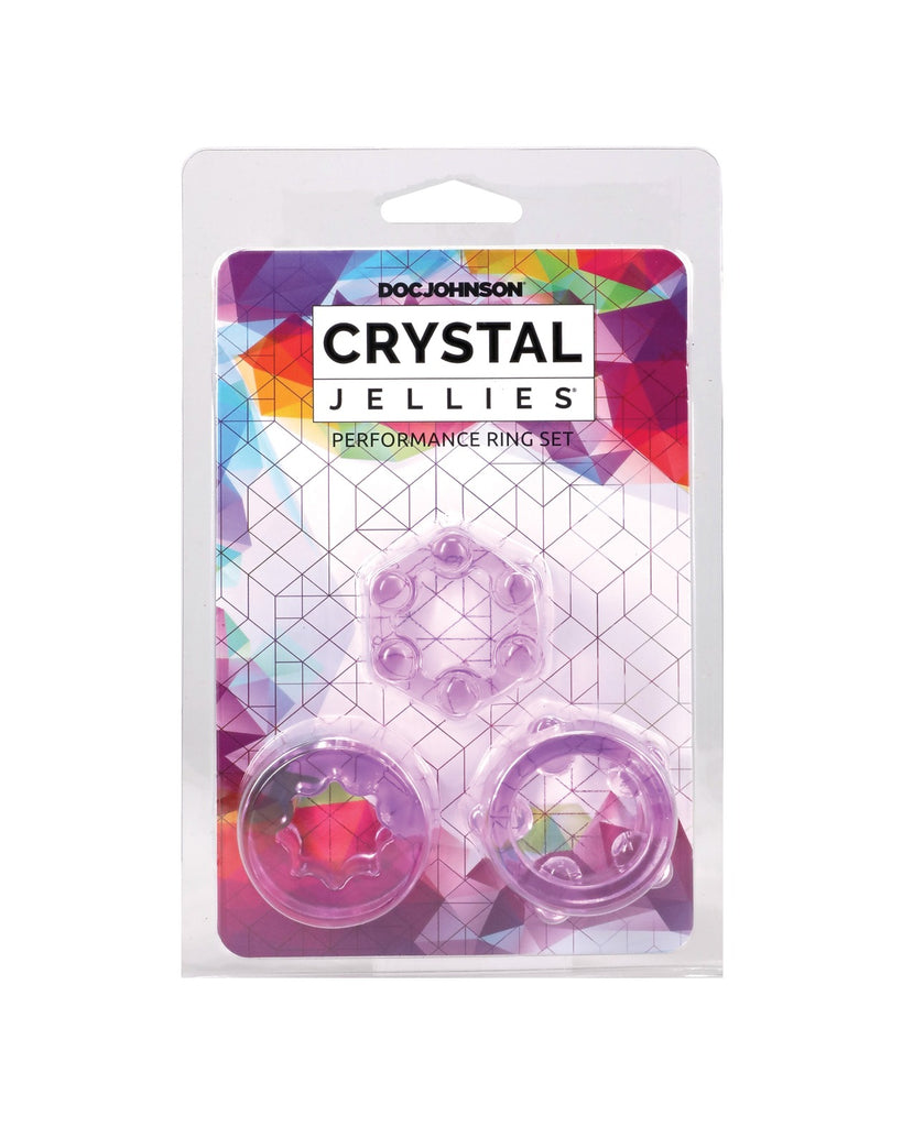 Crystal Jellies Performance Ring Set - Purple