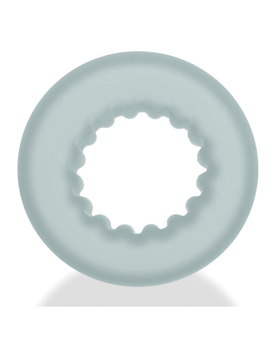 Oxballs Axis Rib Griphold Cockring - Clear Ice