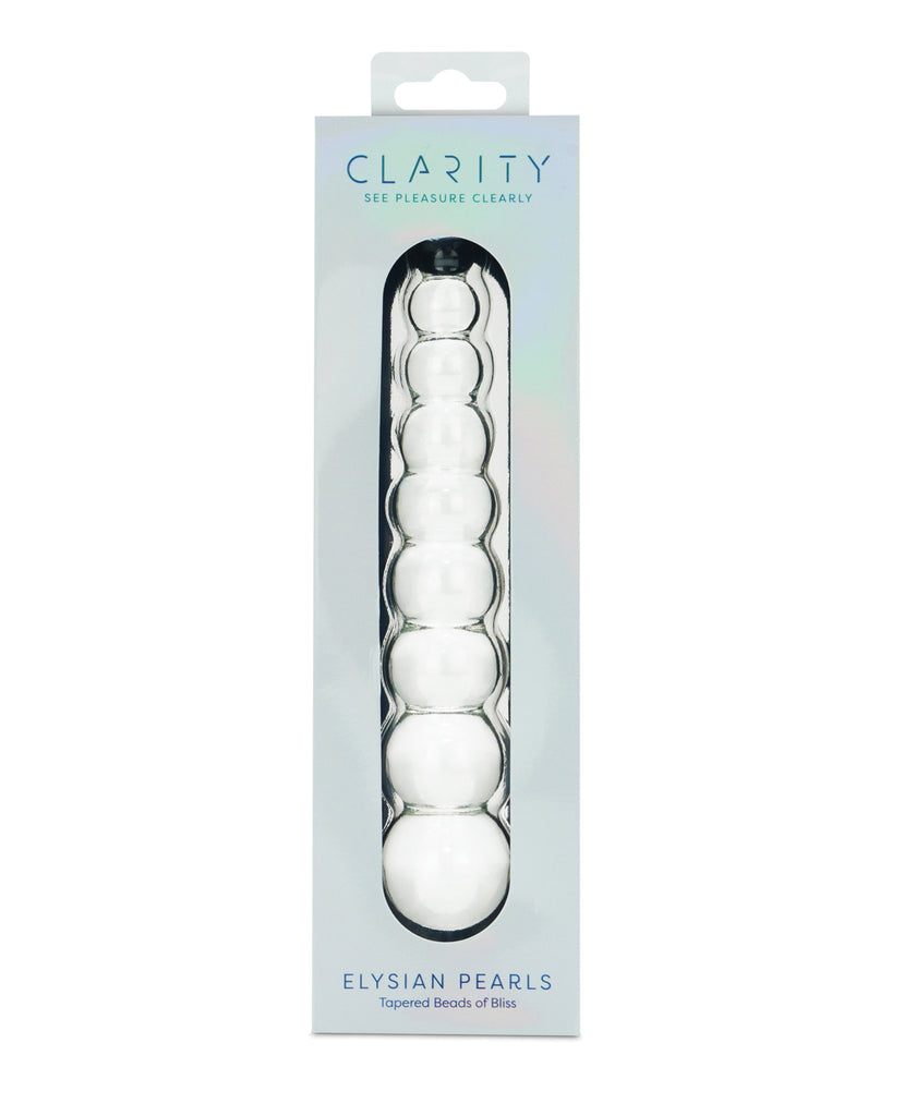 Clarity Glass Dildo - Elysian Pearls