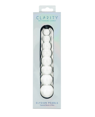 Clarity Glass Dildo - Elysian Pearls