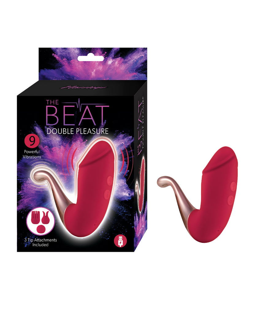 The Beat Double Pleasure G-Spot Vibrator  - Red