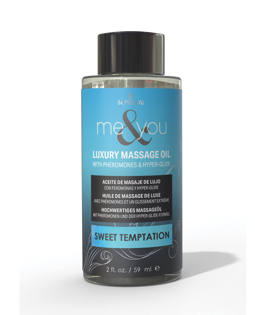 Sensuva Me & You Massage Oil - 2 oz Sweet Temptation