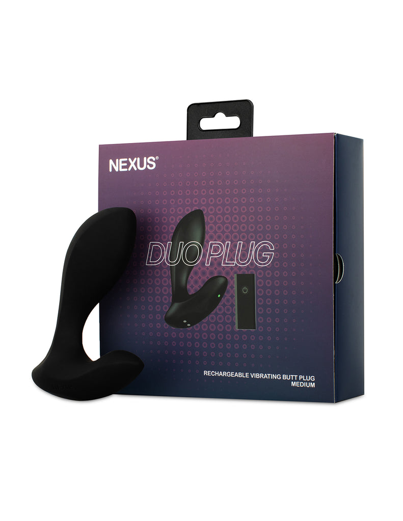 Nexus DUO Plug Medium - Vibrating Butt Plug w/Remote Control