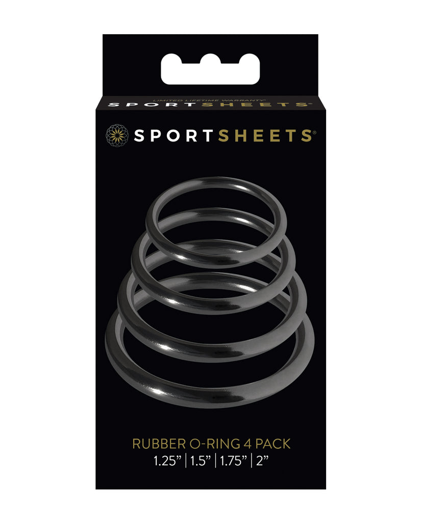 Sportsheets Rubber O-Ring - 4 Pack
