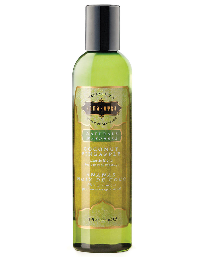 Kama Sutra Naturals Massage Oil - 8 oz Coconut Pineapple