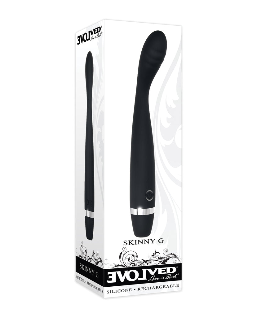 Evolved Skinny G  Silicone G Spot Vibrator - Black