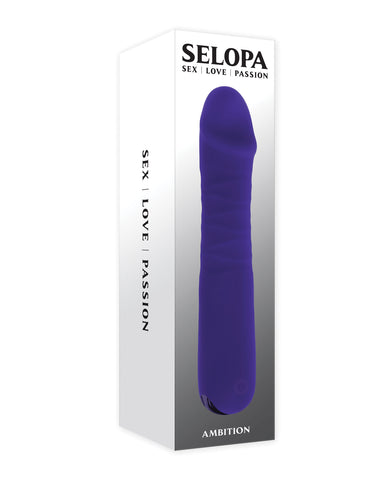 Selopa Ambition Thrusting Vibrator - Purple