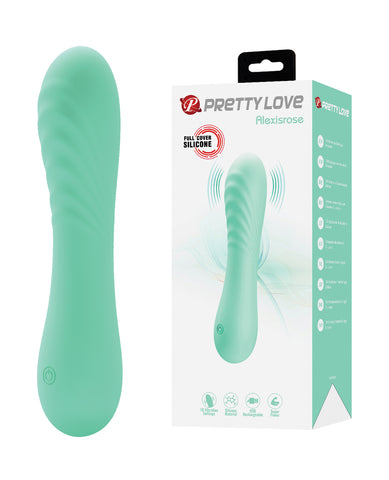 Pretty Love Alexisrose Curved Vibrator - Aqua