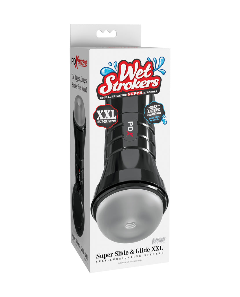 PDX Extreme Wet Stroker Super Slide & Glide XXL  - Frosted