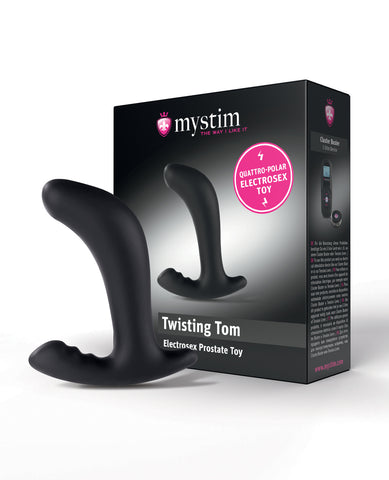 Mystim Twisting Tom - with e-stim - Black
