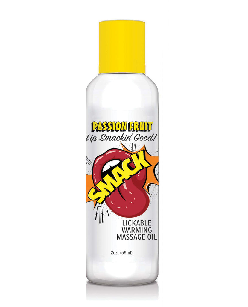 Smack Warming Massage Oil - 2 oz Passion Fruit