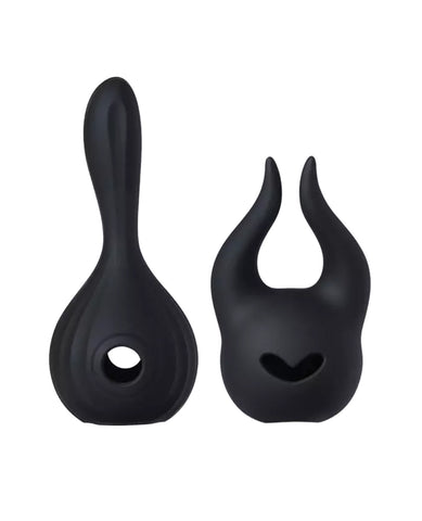 Horns Pomi Wand Attachments Bundle - Black