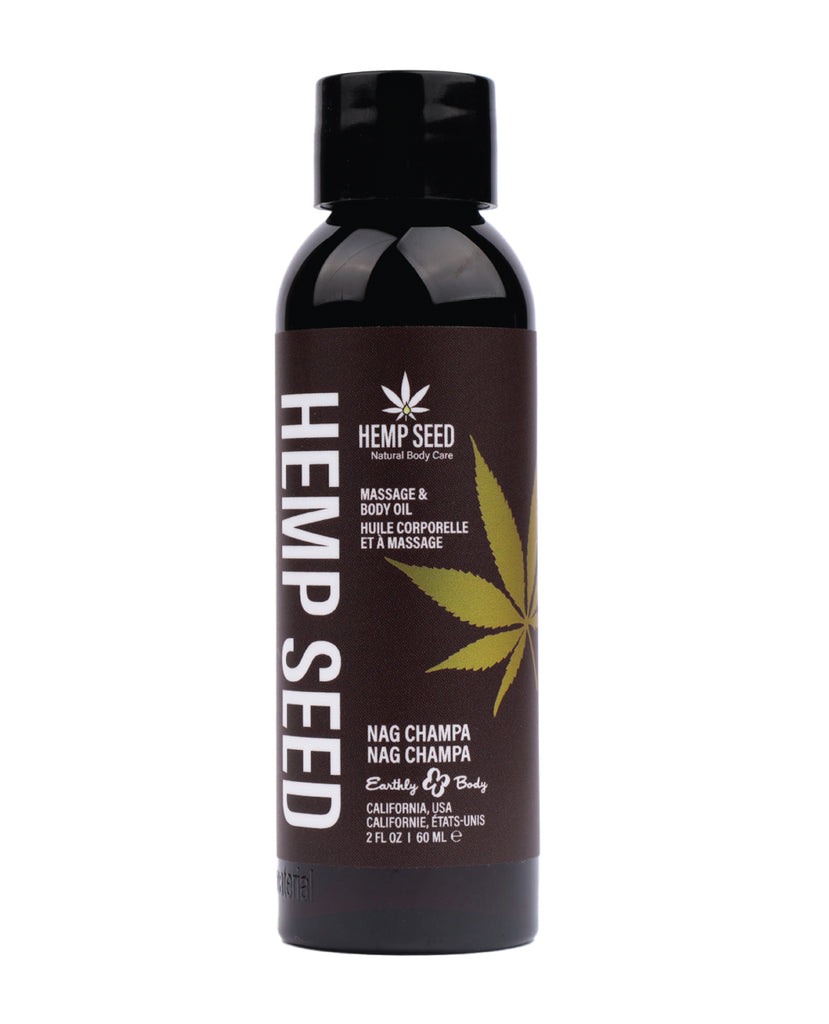 Earthly Body Massage & Body Oil - 2 oz Nag Champa