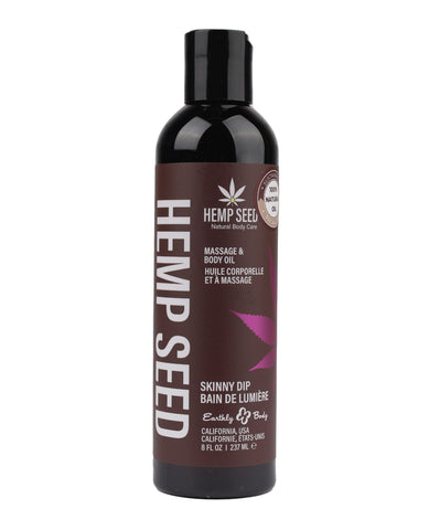 Earthly Body Massage & Body Oil - 8 oz Skinny Dip