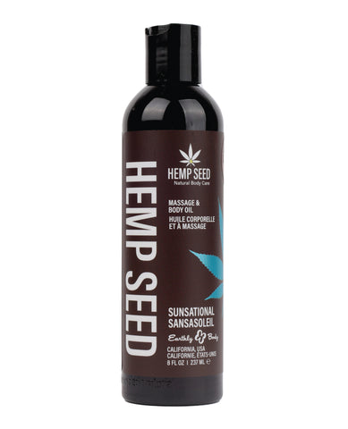 Earthly Body Massage & Body Oil - 8 oz Sunsational