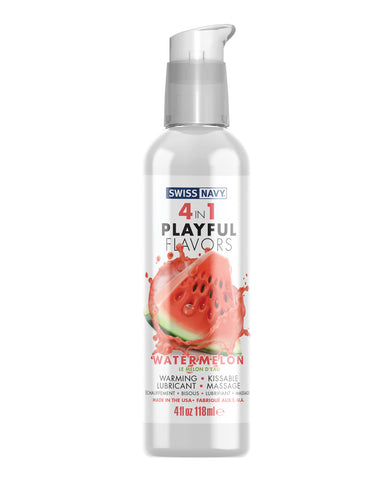 Swiss Navy 4 in 1 Playful Flavors Watermelon - 4 oz
