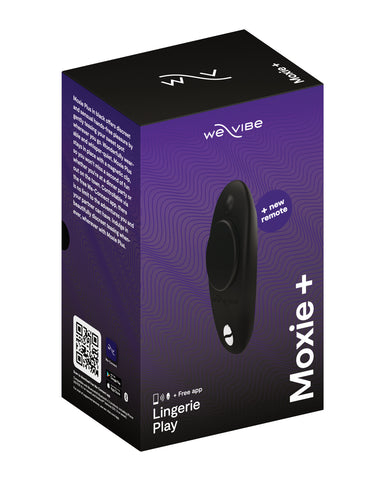 We-Vibe Moxie+ Panty Vibe - Satin Black