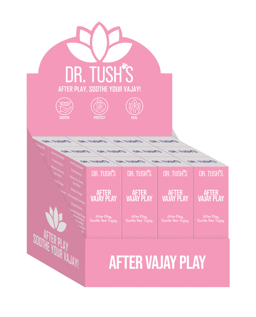 Dr. Tush's After Vajay Play Gel Display - 30 ml Display of 12 Bottles