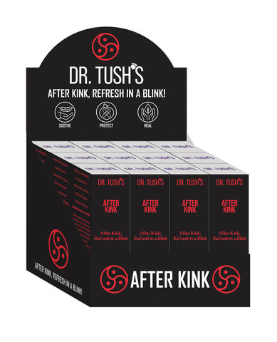 Dr. Tush's After Kink Play Gel Display - 30 ml Display of 12 Bottles