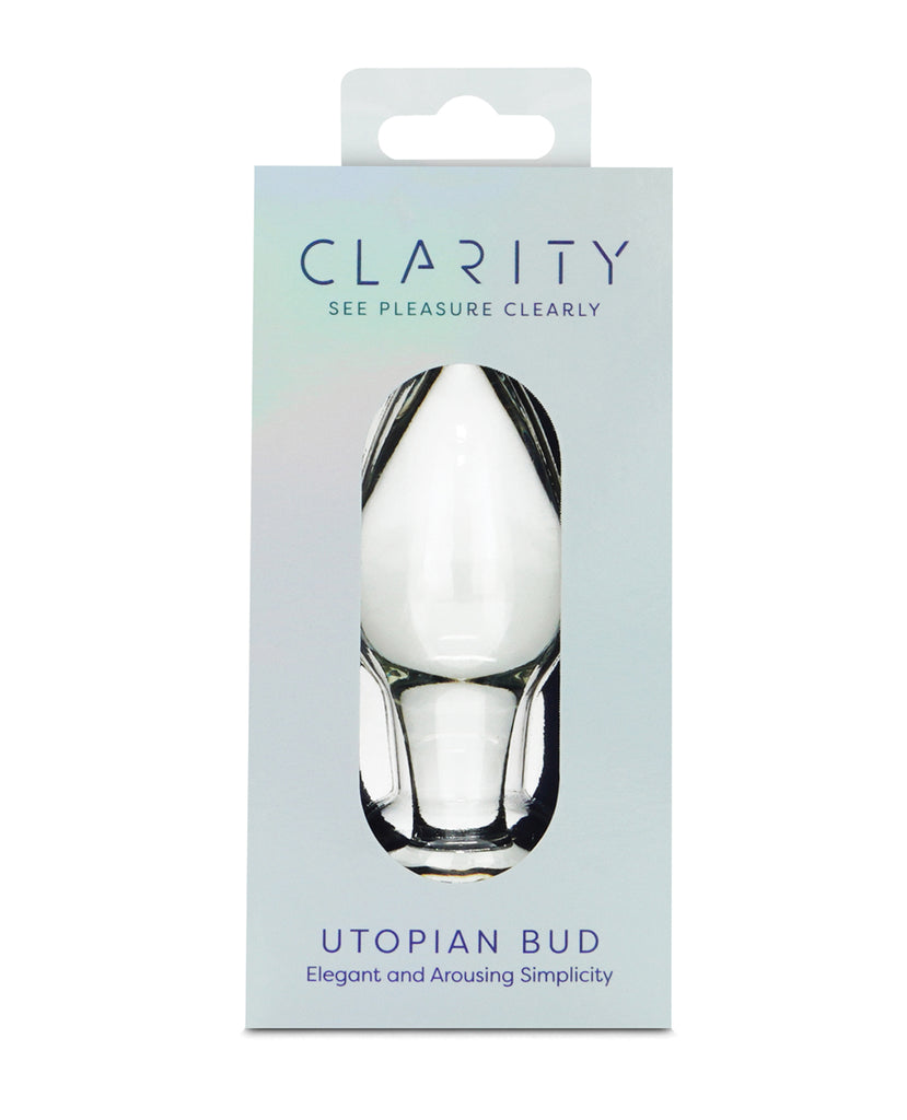 Clarity Glass Dildo - Utopian Bud