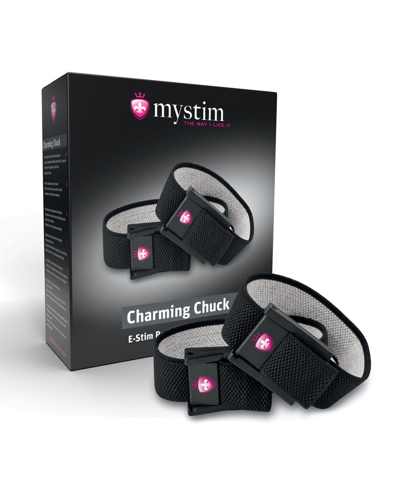 Mystim Charming Chuck - Strap Set of 2 with 2mm Adaptor