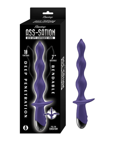 Ass-Station Deep Dive Contoured Wand - Purple