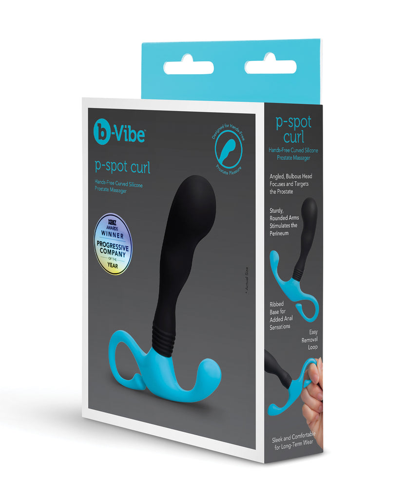 P-Spot Curl Hands-Free Curved Silicone Prostate Massager