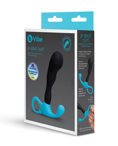 P-Spot Curl Hands-Free Curved Silicone Prostate Massager