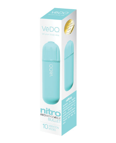VeDO Nitro Rechargeable Bullet Vibe - Turquoise