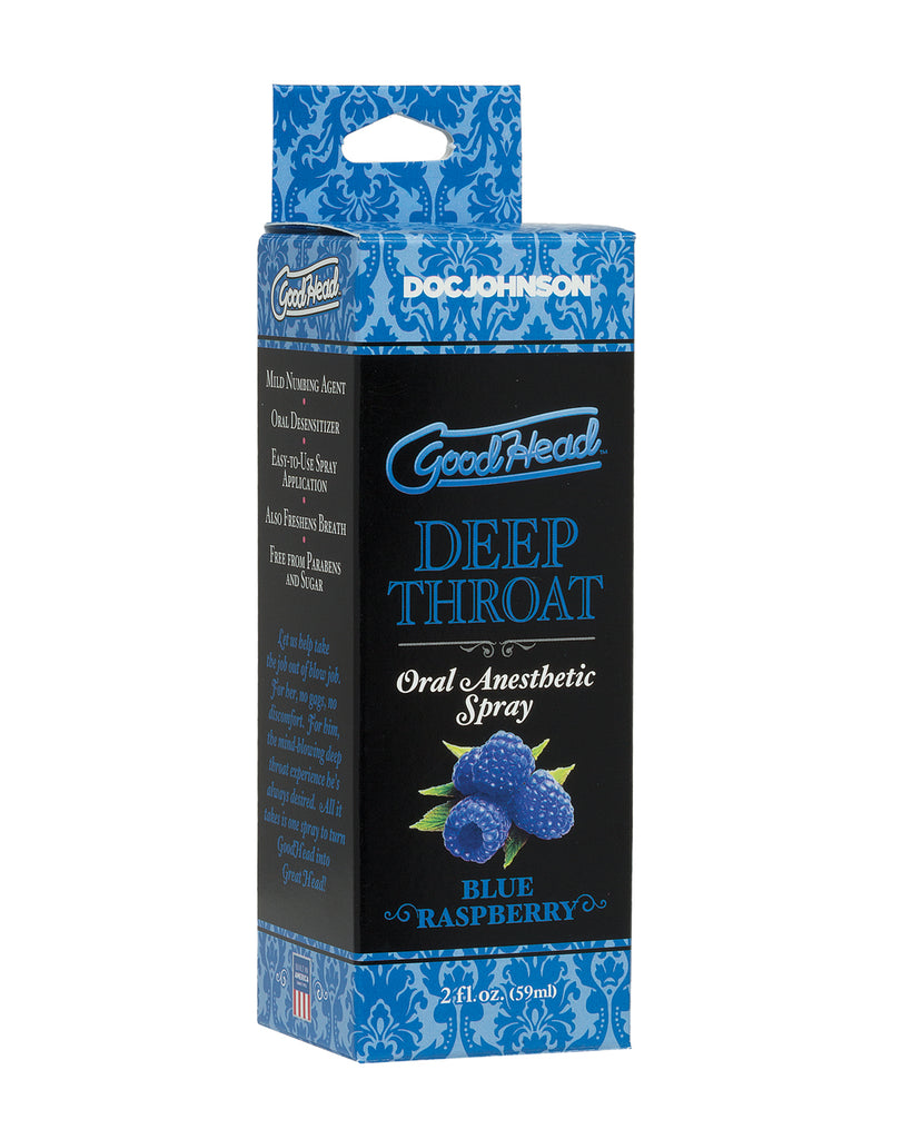GoodHead Deep Throat Spray - Blue Raspberry
