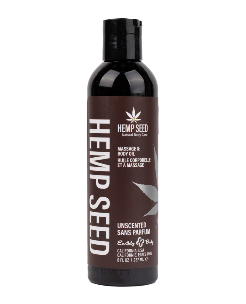 Earthly Body Edible Massage Oil - 8 oz Pineapple