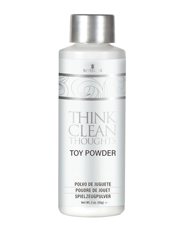 Sensuva Think Clean Thoughts Toy Powder - 2 oz Bottle