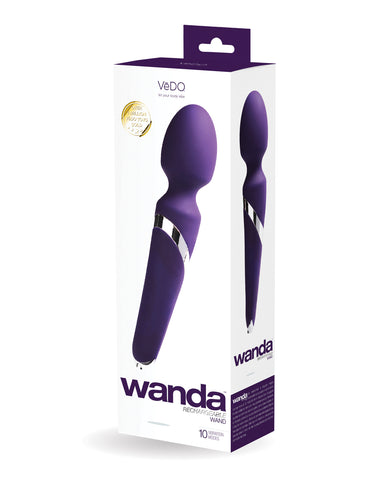 VeDO Wanda Rechargeable Wand - Deep Purple