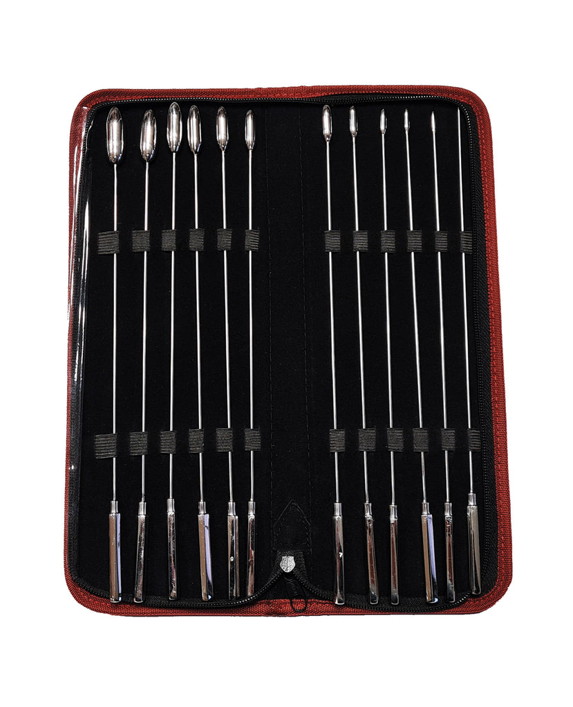 Rouge Stainless Steel Rosebud Dilator Set - Set of 12
