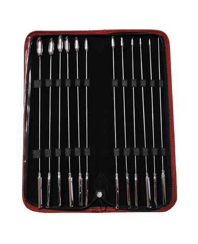 Rouge Stainless Steel Rosebud Dilator Set - Set of 12