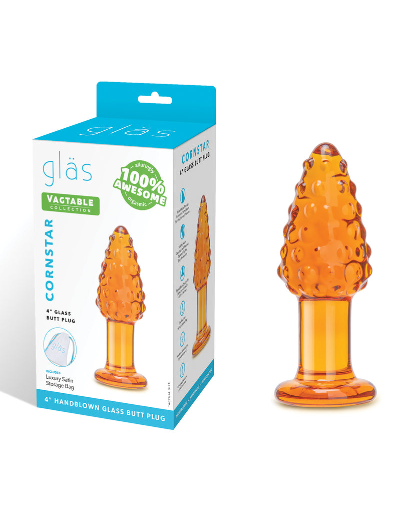 Glas 4" Butt Plug Cornstar