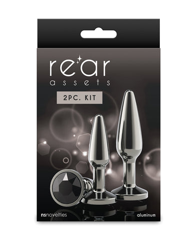 Rear Assets Tapered Trainer Kit Gunmetal - Black