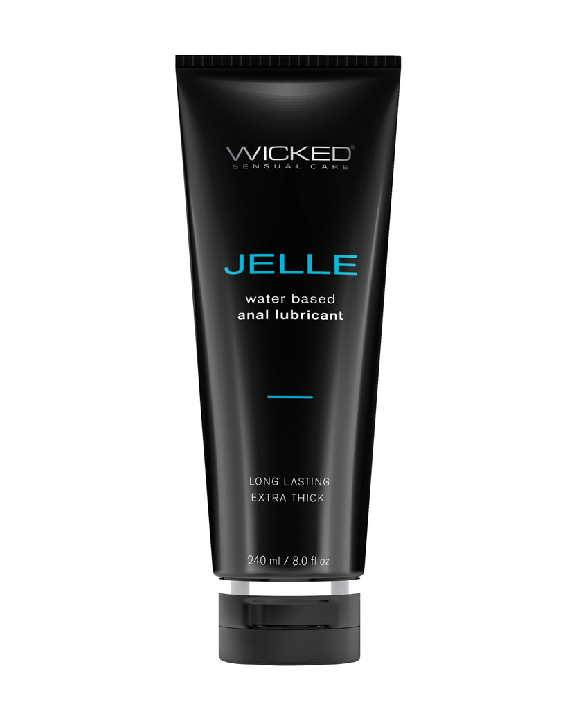 Wicked Sensual Care Jelle Water Based Anal Lubricant - 8 oz Fragrance Free