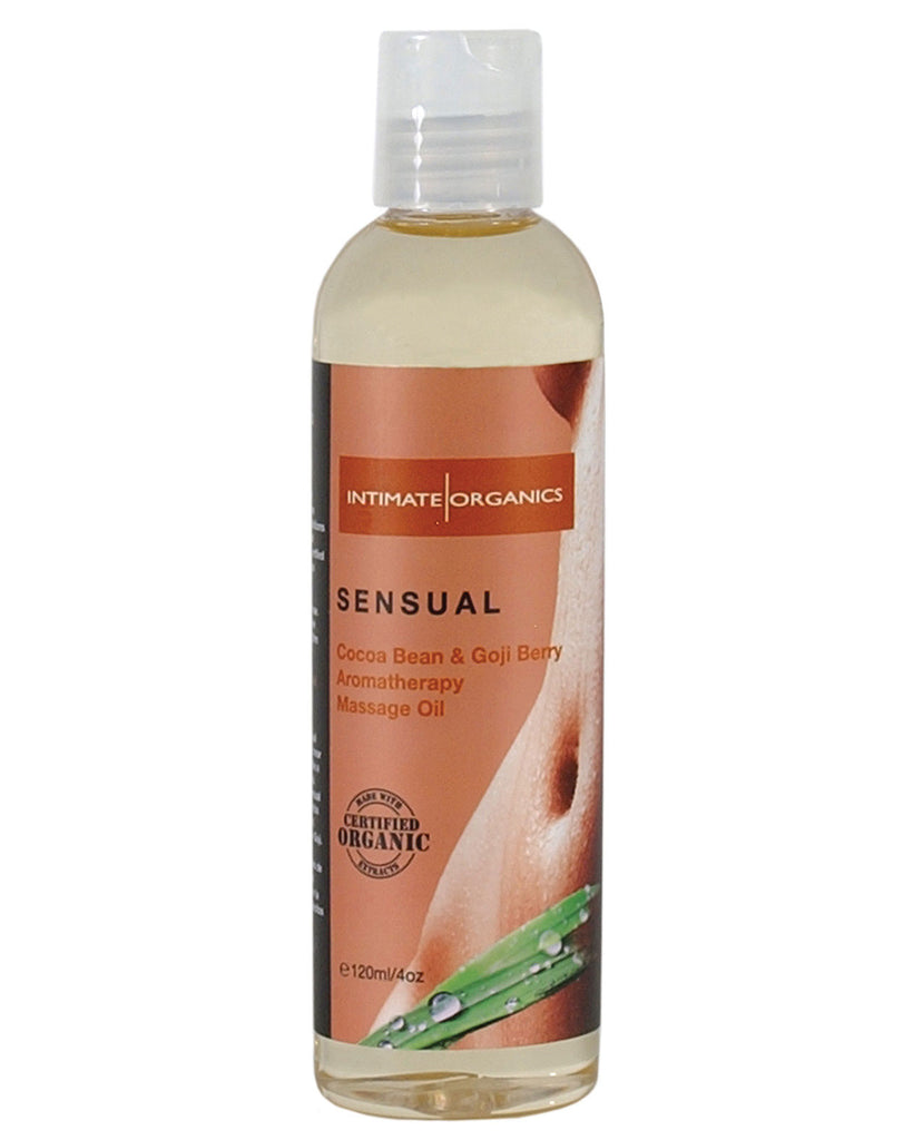 Intimate Earth Sensual Massage Oil - 120 ml Cocoa Bean & Goji Berry