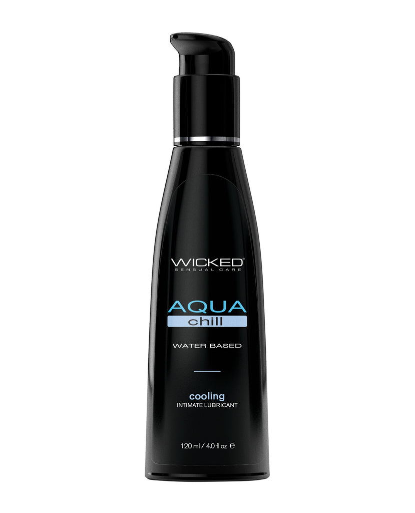 Wicked Sensual Care Aqua Chill Water Based Cooling Lubricant -  4 oz