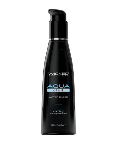 Wicked Sensual Care Aqua Chill Water Based Cooling Lubricant -  4 oz
