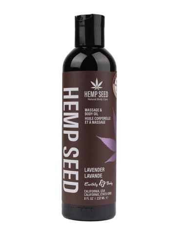 Earthly Body Massage & Body Oil - 8 oz Lavender