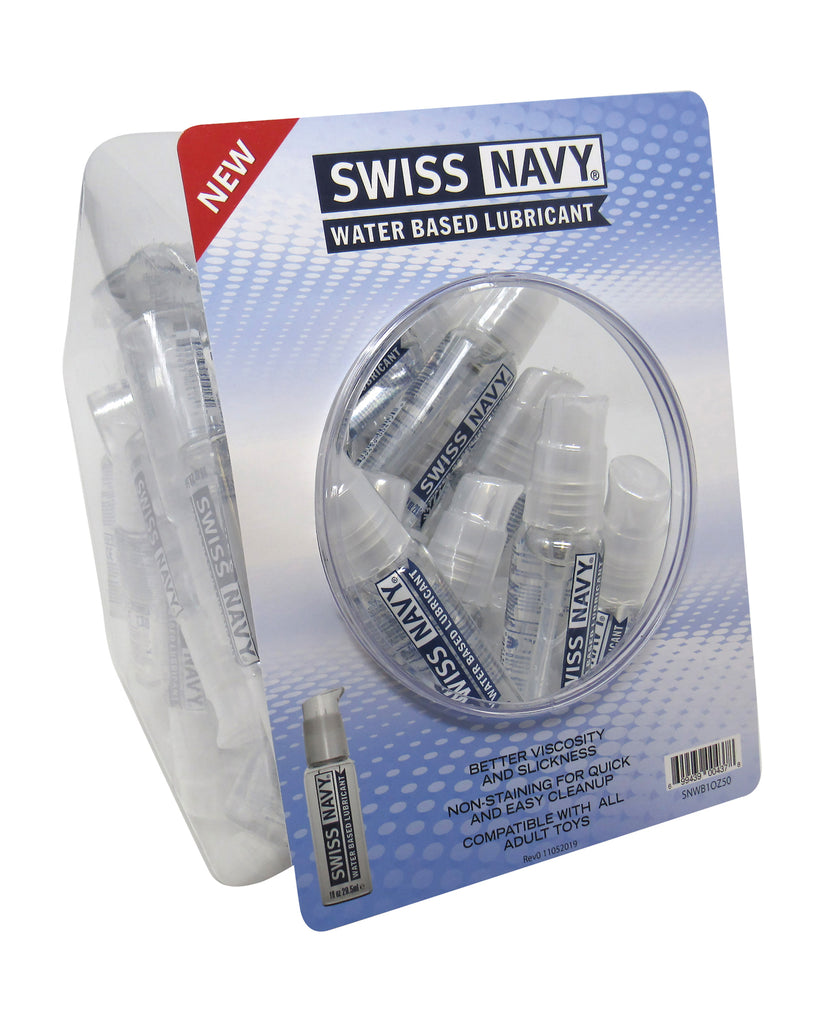 Swiss Navy Water Based Lubricant - 1 oz Bowl of 50