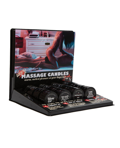Kama Sutra Mini Massage Candle Prepack - 2 oz Asst. Display of 16